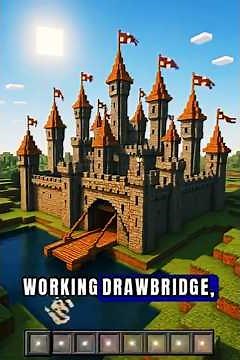 THE MINECRAFT CASTLE DESTROYED IN SECONDS🏰