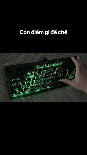 Bàn phím đã ưng mắt còn ưng tai #keyboard #gaming