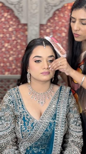 My beautiful bride in making ❤️ #CBW #chhavibridalworld #bridalmakeup #bridalmakeupartist #jodhpur