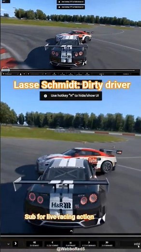 My 2nd ranked race! #racing #simracing #rrre #raceroom #nismo #wreck #crash #fragile #driving