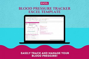 Buy Blood Pressure Log Excel Template | BP Tracker With Charts, Heart Rate Log & Medical Monitoring Sheet Online in India - Etsy
