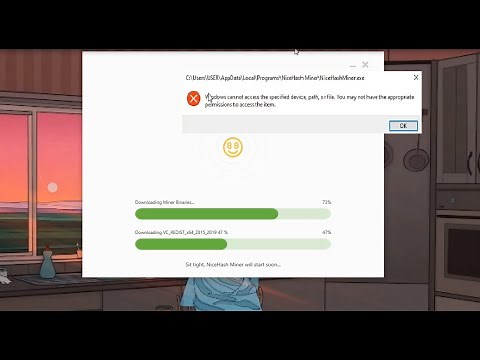 How to fix nice hash error from windows || Refaya