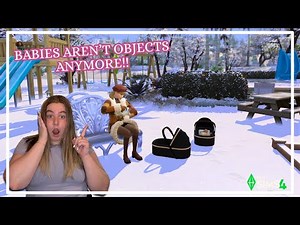 👶👜 Sims Can FINALLY Carry Their Babies Anywhere?! | Baby Carrier Basket Mod