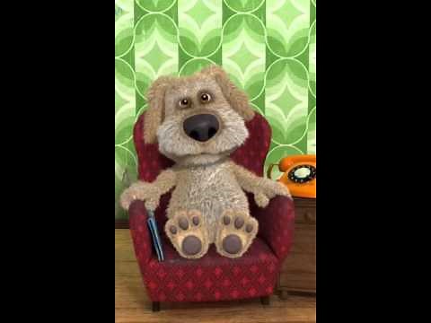 Talking Ben Eats Beans in the can and drink apple juice 5 times in a row