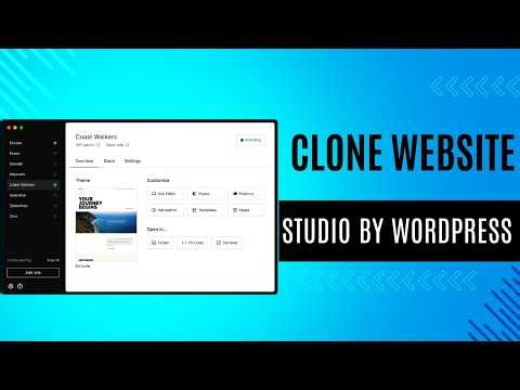 WordPress Studio Backup Restore Tutorial: Import Site