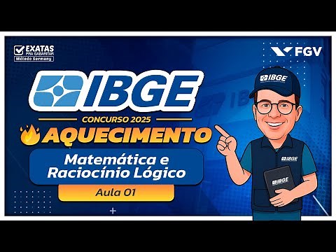 Concurso IBGE 2025 (Aula 01 - Matemática e Raciocínio Lógico) AQUECIMENTO