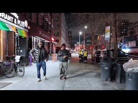 Walking Harlem at Night | Real Street Experience! Uptown Manhattan NYC
