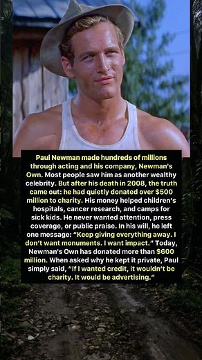 Paul Newman’s Secret Millions