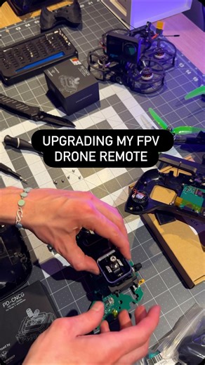 Jordan on Instagram: "upgrading the remote I use for my FPV drones the remote I use for FPV is called a TBS Tango 2. I’ve had it since I started flying and I just refreshed it with new gimbals, a new motherboard, and a new battery so I can hopefully use it for a few more years. what FPV remote do you use? #drone #dji #fpv #dronevideo #dronepilot"