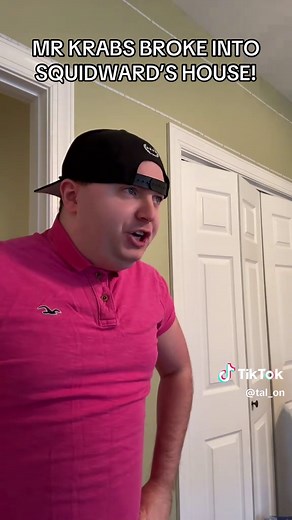 Mr. Krabs Breaks Into Squidward's House in Spongebob