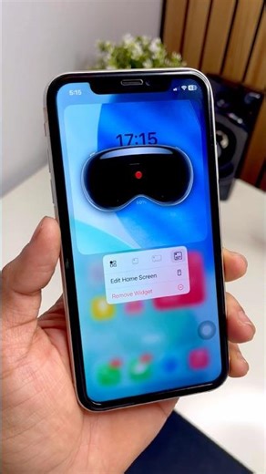iPhone XR Apple Vision Pro Widget #shorts #ios26