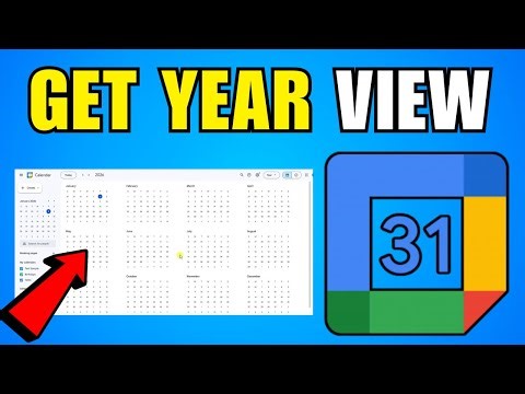 How To Get Year View In Google Calendar (2026) (Complete Guide)