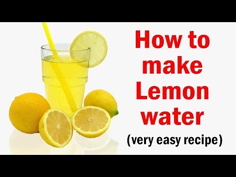 HOW TO MAKE BEST LEMON WATER FOR WEIGHT LOSS | NIMBU PANI RECIPE