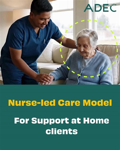 Confidence Through Nurse-Led Support At ADEC, every Support at Home client benefits from a nurse-led model, with a dedicated Clinical Care Partner (Registered Nurse) providing ongoing clinical oversight. Our Clinical Care Partners, including Danica, take the time to understand each person’s priorities, working closely with families to shape care that fits their life - today and as care needs change. Your Clinical Care Partner will: ✔️ Check in regularly on your wellbeing ✔️ Liaise with GPs and a