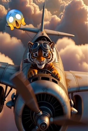 Cute Flying Animals ✈️🐶🦊🐯 | Pixar Style 3D Animation