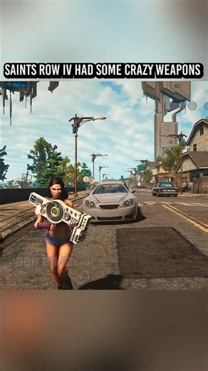 Saints Row IV Had Some Crazy Weapons #saintsrow4 #gaming #gamingshorts