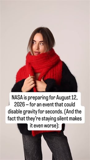 Alina Krasnianska on Instagram: "For years, space agencies have been recording minimal but recurring anomalies in Earth’s orbit. No headlines. No press conferences — only internal memos. What’s alarming is that these deviations are clustering around a single time window in August 2026. This isn’t science fiction. It’s a rare interaction of cosmic forces: gravitational fields, solar activity, and an object approaching faster than publicly acknowledged. The calculations show effects that could tem