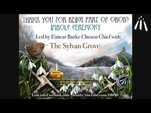OBOD Online Imbolc Ceremony 2025 Sylvan Grove
