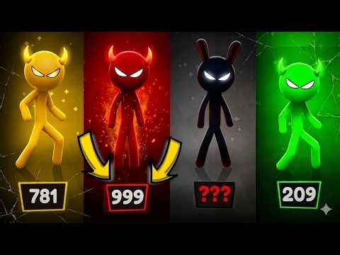 The Stickman MINIGAMES Tournament | Stickman Party 1 2 3 4 Player Gameplay