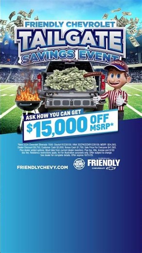 October Tailgate Savings Event Short