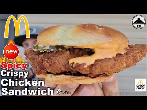 McDonald's® SPICY Crispy Chicken Sandwich Review! 🤡🔥🐔🥪 | theendorsement