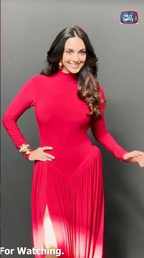 Kiara Advani Sizzles in All-Red at The Devil Wears Prada 2 Screening! ❤️🔥 #kiaraadvani