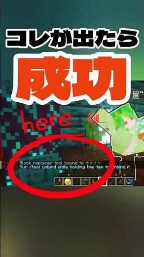 【マイクラ️⭕️知識】置けない場所へ置く方法 置き換えコマンド 教えてもらった【Minecraft/minecraft/まいくら】