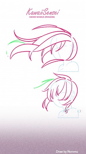 How to Draw Anime Hair: Folding Technique Revealed!