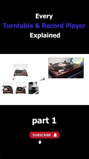 Every Turntable & Record Player Type Explained part 1