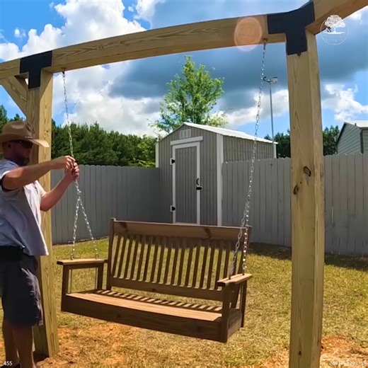 How to BUILD an Outdoor Swing | The Kelley's country life