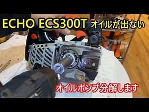 ECHO ECS300T Oil Pump Disassembly