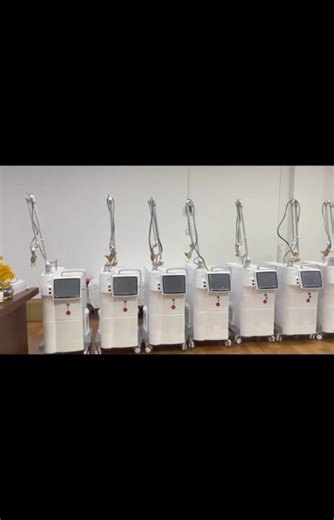 Fractional Co2 laser Parameter Setting and shots on paper #aesthetic #fractionalco2laser