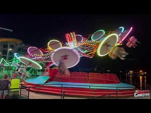 Paratrooper at Night - Indiana Beach Amusement Park, Off-Ride POV