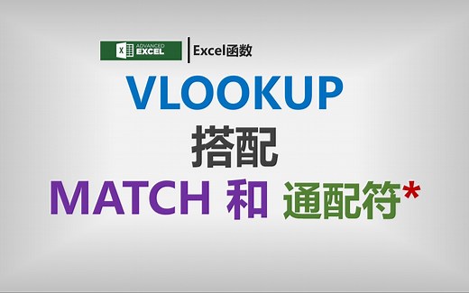 VLOOKUP函数搭配MATCH函数的使用方法