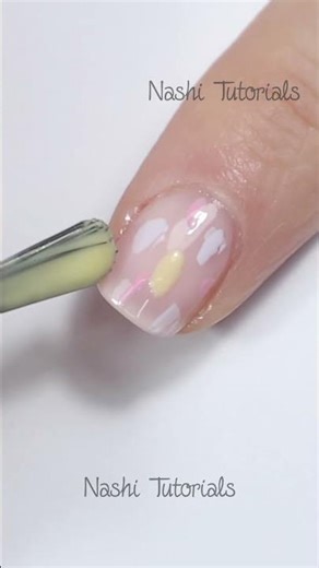 Easy Pastel No Tools Easter Nail Art Tutorial #shorts