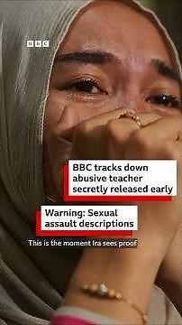 BBC tracks down abusive teacher secretly released early - BBC World Service #shorts