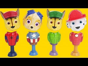 Paw patrol popping toys to learn colors