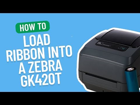 How to Load a Ribbon into a Zebra GK420T | Smith Corona Labels