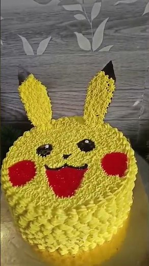 Pikachu Theme Cake ✨ #homebaker #pikachu #cakedecorating #ordercake
