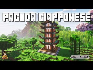 How to Build a Japanese Minecraft Pagoda 🇯🇵🏯 Japanese Minecraft Pagoda Tutorial 🎌🏯