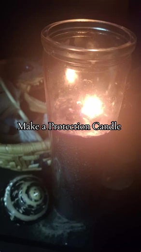 You can use any black or white candle for protection, even a tea light. Use what you have access to! Some protective herbs include rosemary, lavender, cornflower, cloves, calendula, pau d'Arco, sage, rue, and juniper. They can be mixed into the wax or oil. Keep dry herbs away from the flame and don't forget to set your intentions! ✨️ Protection spell oil blends and fixed candles are available at my site in bi0 ✨️🖤 #witchcraft #fyp #protectionspell #fixedcandles #witchesoftiktok