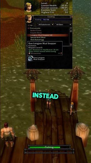 TIPS FOR FISHING IN WORLD OF WARCRAFT CLASSIC ULTRA #cartoonl1ve #streamer #worldofwarcraft