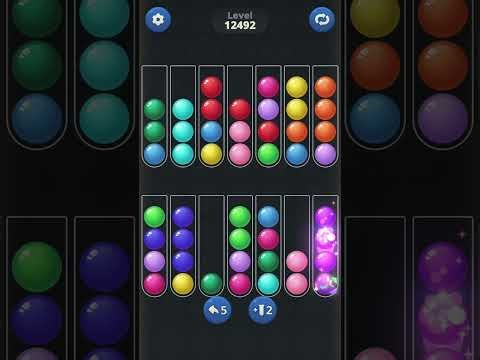Ball Sort by Infinite Joy: Levels 12491, 12492, 12493
