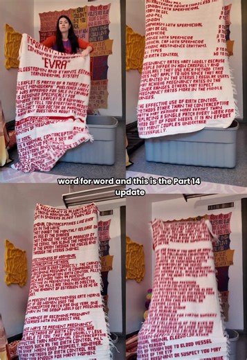 part 14 - crocheting my birth control information sheet, more information and resources are available on my website under - birth control tapestry the book I mentioned is called “The Icon and The Idealist: Margaret Sanger, Mary Ware Dennett, and the Rivalry That Brought Birth Control to America” by Stephanie Gorton yarn is WOTA by @Knit Picks