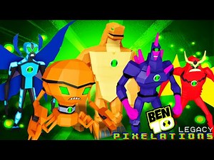 FINALMENTE BEN 10 PIXELATION LEGACY (VOLTOU) COM 5 NOVOS ALIENS GOOP, ERNOMOSSAURO E MAIS! Confira.