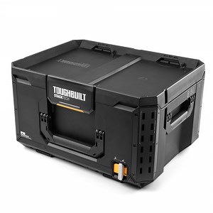 ToughBuilt StackTech Large Tool Box with Auto-Locking Interface and Tray, IP65 Rated