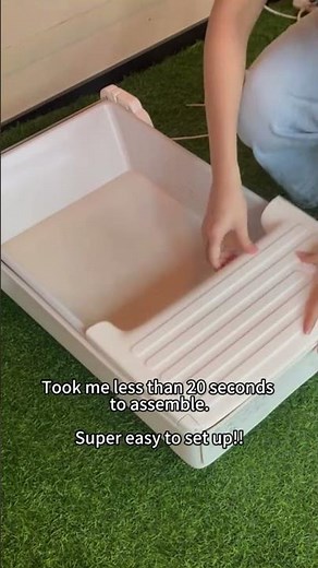 Set Up a Self-Cleaning Litter Box in 20 Seconds? 👀 | C31 Can Make it!