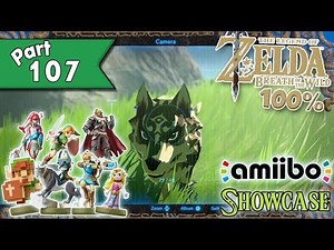 Legend of Zelda: Breath of the Wild 100% walkthrough Part 107 - amiibo Showcase!