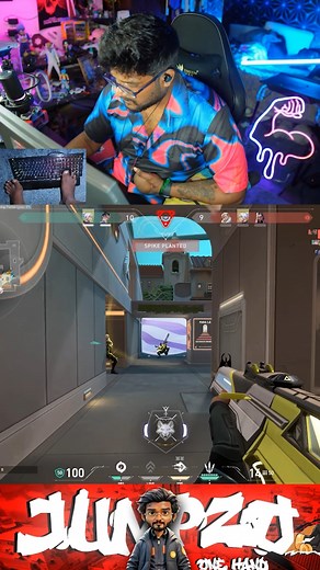 Jumpzo Onehand on Instagram: "ONE HAND. ONE FOOT. ONE JETT ACE 😈🔥 Playing Valorant with one hand + foot controls and still pulling off a clean Jett ACE 🤯 If this surprised you, LIKE & SUBSCRIBE — it really helps a one-handed gamer grow ❤️ 🎮 Agent: Jett 🎥 Handcam + Footcam ON 🇮🇳 Indian One-Handed Gamer Comment “POWER” if you felt this 🔥 #ValorantShorts #Valorant #Jett #JettAce #OneHandedGamer #GamingShorts #FPS #IndianGamer #ValorantIndia #Handcam #Footcam #proaim #gamingreels #reelsi̇nst