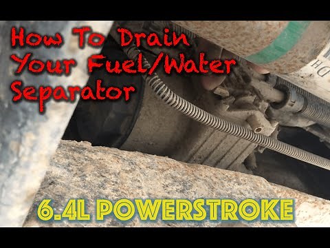 Ford 6.4L Fuel Water Separator Draining